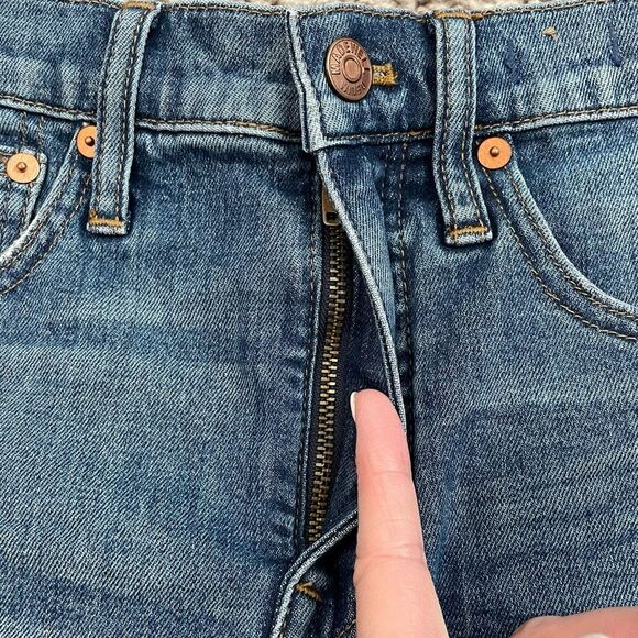 Madewell High-Rise Denim Shorts Cutoff Edition Glenoaks Wash Size 24 - Picture 6 of 10